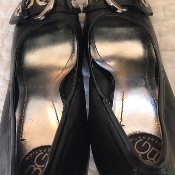 BCBG Peep Toe 4.5” Heel Shoe - Picture 6 of 7